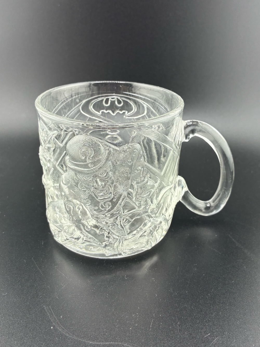 McDonald's Batman Clear Glass Decorative Mugs - Transparent Set of 3 - Picture 8 of 11
